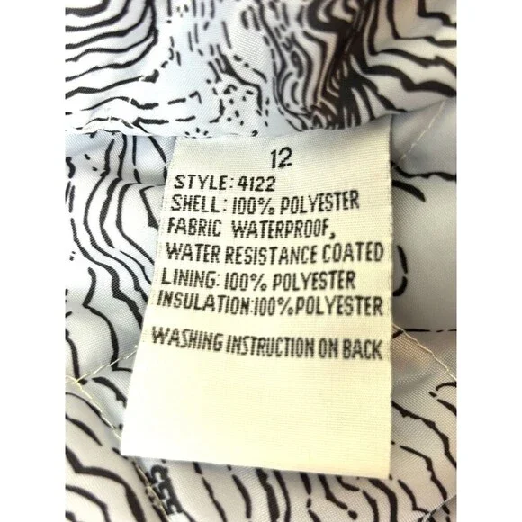 Triple nickel 555 Girl Green Plaid Puffer Jacket‎ Size 12 SKU BR650 - Picture 10 of 14